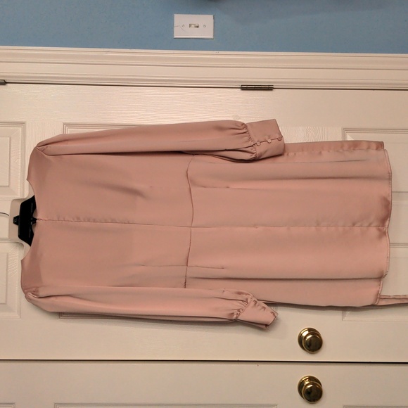 Adelyn Rae pink mauve long sleeve dress - Picture 9 of 9